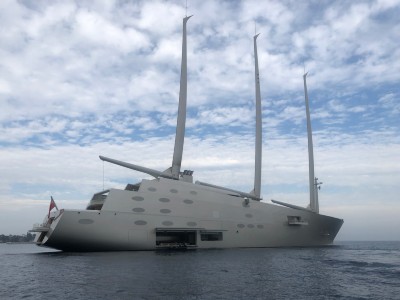 SY A, Nobiskrug 145 M,  interior work, Mr Andrei Melnitschenko